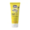 Chicco Sonnencreme SPF 50+ für Kinder, wasserfest, ausgezeichneter Schutz gegen UVA, UVB und Infrarot, 0 Monate +, 75 ml