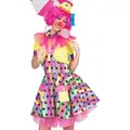 Funny Fashion Clown-Kostüm Clown Kostüm 'Flicka' für Damen, Zirkus Kleid 36/38