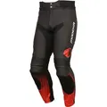 Modeka Yron Motorrad Lederhose, schwarz-rot, Größe 56 für Männer
