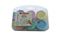 Primo Fingermalfarbe Pastell 6x100g im Koffer | auswaschbar ungiftig Kinder