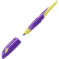 STABILO Füllhalter EASYbirdy R, Rechtshänder, violett/gelb Federbreite: A, ergonomischer Schulfül... (Violett, Gelb, 1 x) (5014/3-41)