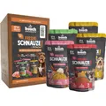 Bosch Freshe Schnauze, Aktionspaket Nassfutter 5 x 250 g, Schonend Dampfgegartes Alleinfuttermittel für Hunde, Geschmacksrichtungen: Rind, Huhn und Pute, Probierpaket, Nassfutter für Hunde