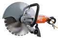 Elektro-Trennschleifer GÖLZ HS 400 F mit Bündig-Blattschutz 5 mm mit Radsatz