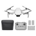 DJI Mini 4K Fly More Combo, Drohne mit 4K UHD Kamera für Erwachsene, unter 249 g, 3-Achsen Gimbal Stabilisierung, 10 km Videoübertragung, autom. Rückkehr, 3 Akkus für 93 min Flugzeit, C0, QuickShots