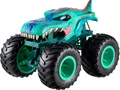 Hot Wheels Monster Trucks Spielzeugtruck, Fanliebling Colossal Mega-Wrex mit großen Rädern und leuchtenden Details, Monster Trucks Live, JJN47