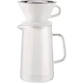 Alessi Filterkrug Set SLOW COFFEE silberfarben (B0CKH8YN7K)