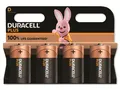 DURACELL Alkaline-Mono-Batterie LR20, 1.5V, Plus, 4 Stück