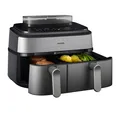 PHILIPS NA555/00 Steam Airfryer 5000 Series Dual Basket 9L Kapazität (3L+6L) Hei