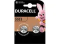 Knopfzellen Duracell CR2025, Lithium, 3 V, 170 mAh, Ø 20 x H 2,5 mm, 2 Stück