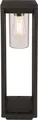 GLOBO LIGHTING Außen-Stehlampe CANDELA, ohne Leuchtmittel, Außenleuchte Schwarz, Sockelleuchte, IP44, E27 LED 15W
