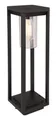 GLOBO S2 CANDELA Außenleuchte Aluminium Druckguss schwarz matt, 1x E27 LED