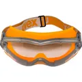 uvex Vollsichtbrille ultrasonic grau/orange