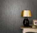 marburg Tapete Anthrazit Struktur für Schlafzimmer Wohnzimmer oder Küche 100% Made in Germany Premium Vlies Qualität 10,05 X 0,53m