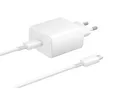 Samsung EP-TA845 45W USB-C Schnellladeadapter mit USB-C Kabel, weiß