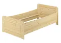 Erst-Holz®Seniorenbett extra hoch 100x200 Einzelbett Holzbett Gästebett Massivholz Kiefer Bett 60.42-10 oR