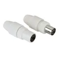 HAMA Koax-Set, Stecker/Kupplung, klemmbar (00205212) #1906858