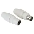 Hama Koaxial Antennenkabel Stecker Buchse Adapter Konnektoren