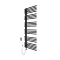 SCHÖNER WOHNEN-Kollektion Heizkörper CELIA 151x60 cm, elektrisch, Version links, Schwarz, Badheizkörper mit Fernbedienung