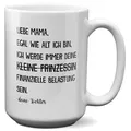 22Feels Tasse Mama Geschenk von Tochter Muttertag Geburtstag Mutter Weihnachten Frau, Keramik, XL, Made In Germany, Spülmaschinenfest weiß