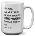 XL Tasse Mama Geschenk Muttertag von Tochter Mutter Geburtstag Kaffeetasse Frau