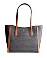 Michael Kors Damen Tasche Bag LEIDA LG TZ TOTE braun