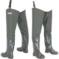 Fortmen Watstiefel Herren Anglerhose mit Stiefel wasserdichte Wathose Fishing Watstiefel wasserdicht 45 EU