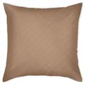 Curt Bauer Mako-Brokat-Damast Bettwäsche Alva Kissenbezug einzeln 80x80 cm | terra - braun
