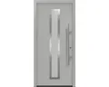 Haustür EcoStar ISOPRO Secur IPS 700S 1100 x 2100 mm Rechts RAL 9006 weißalumini