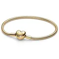 Pandora Armband 563050C00 Gliederarmband Damen Herz-Verschluss Vergoldet 21 cm