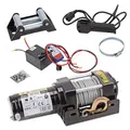DEMA Elektrowinde 12V | Elektrische Seilwinde | Seilzug Elektroseilzug 1,6t / 3,2t Winde für Auto, Boot & mehr