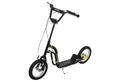 HOMCOM Scooter Kinderscooter Tretroller Cityroller Kinder, au Gummi Aluminium Schwarz, (Kinderscooter, 1 tlg., Tretroller), 120L x 58B x 85-95H cm