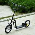 HOMCOM Kinderroller ab 5 Jahre Scooter Cityroller Tretroller verstellbar Schwarz