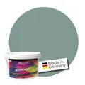 WALLCOVER Wandfarbe Graugrün Hochdeckend Klasse 1 Matt 1L für 8 m²
