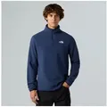 The North Face Fleecepullover M GLACIER FLEECE 1/4 ZIP JACKET 1/4-langer Reißverschluss, aus Polyester, feuchtigkeitsabweisend blau XL (58/60)
