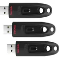 SanDisk Black Week % | Ultra Typ-A USB-Stick 64GB 3er Pack USB Typ-A 3.0