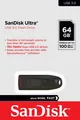 Sandisk USB Stick 64GB Speicherstick Cruzer Ultra schwarz USB 3.0
