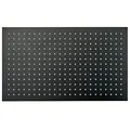 Bernstein XXL-Regenduschkopf DPG2051 Schwarz Edelstahl Duschkopf 50 x 30 cm Einbauduschkopf Duschbrause Regenduschkopf Anti-Kalk Flaches Design
