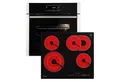 KKT KOLBE Backofen-Set Backofen und Kochfeld SET8016CH59RL, mit 2-fach Teleskopauszug, Herdset / Kochmulde / Einbaubackofen / Heißluft