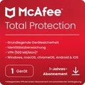 McAfee Total Protection 1 Gerät - 1 Jahr Software