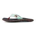 Gumbies Zehensandalen Original Flip Flops Tricolor Black schwarz/hellblau, Größe Euro (US): 46