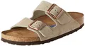 Birkenstock Damen Arizona Sandalen, Beige (Taupe Taupe), 35 EU Schmal