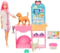 Barbie Anziehpuppe Haustierklinik Spielset