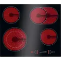 Bomann Autarkes Ceranfeld mit 4 Kochfelder | Slide Control & Timerfunktion | 9 Stufen | Glaskeramikkochfeld 6600W & Kochstoppautomatik | EBK 7941 - Schwarz