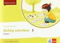 Richtig schreiben 3. Fördern, m. 1 Beilage: Übungsh... | Buch | Zustand sehr gut