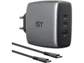 ISY IAC-5100-GY GAN Ladegerät universal, Grau