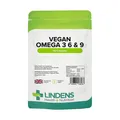 Lindens Vegan Omega 3 6 & 9 1000 mg (90 capsules)