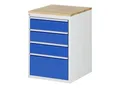 Rau Schubladenschrank Buche-Top und 4 x Schubl.-L 3x150 1x270mm (03-L5.3A-B.11)
