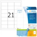 8632 Adressetiketten, 10 Blatt, 63,5 x 38,1 mm, 21 pro A4 Bogen, 210 Stück, s...