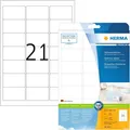 HERMA 8632 Adressaufkleber DIN A4 63,5 x 38,1 mm 10 Blatt Papier matt selbstkl.