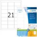 HERMA 8632 Adressetiketten Premium A4 63,5x38,1mm 210 Stück Papier matt weiß